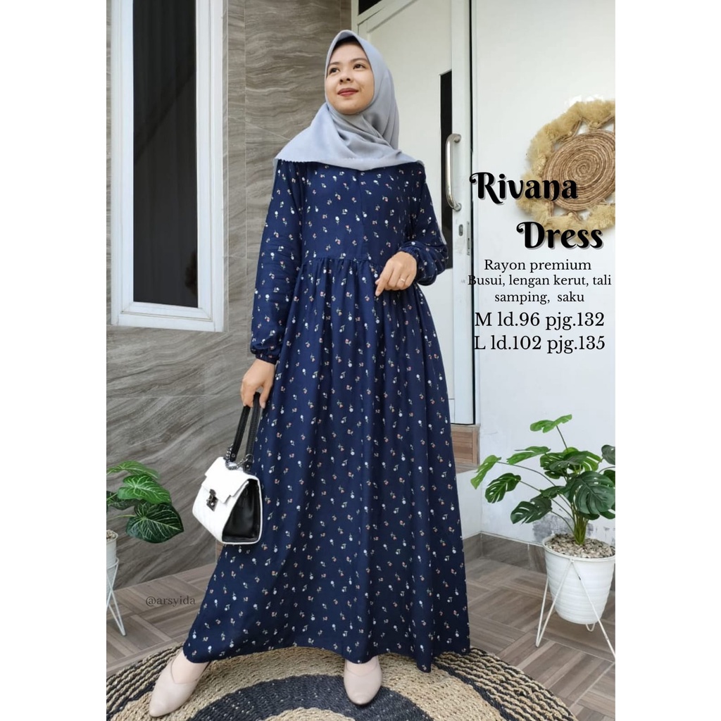 Gamis Rayon Etnik Size S M L XL XX/ Gamis Rayon Lembut