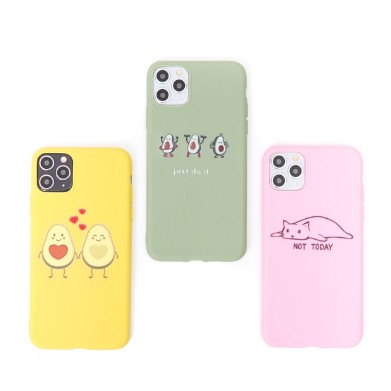 CARTOON PASTEL CUTE SILICONE CASE - FOR REALME OPPO XIAOMI VIVO Y12 Y19 Y71 Y81 Y91 F1S F5 F11 A3S