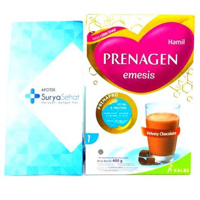 Prenagen Mommy Emesis Coklat/Vanila 400gr - Susu ibu Hamil Mual Muntah