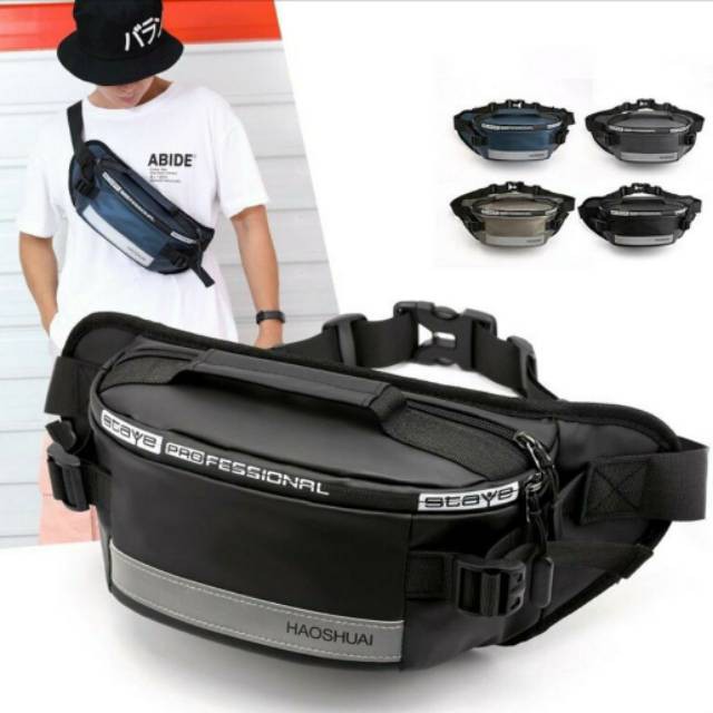Tas Profesional Pinggang Waistbag Selempang Slempang ASLI CHINA BUKAN LOKAL