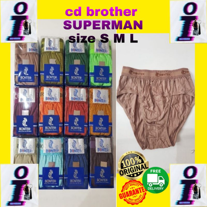CELANA DALAM PRIA BONTEX SUPERMAN /CD PRIA MURAH SEMPAK PRIA PONTIANAK