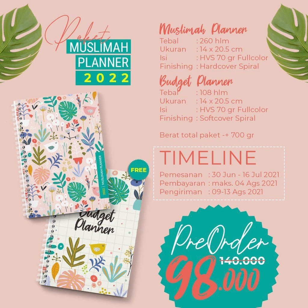 BOOK MUSLIMAH PLANNER 2022