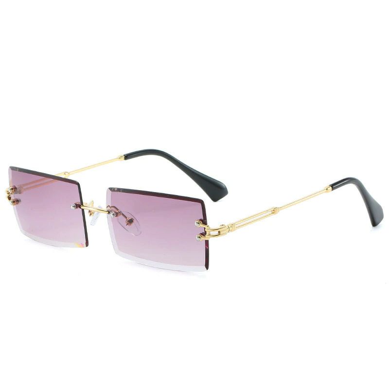 JackJad Kacamata Classic Stylis Sunglasses - A103 - Golden/Gray
