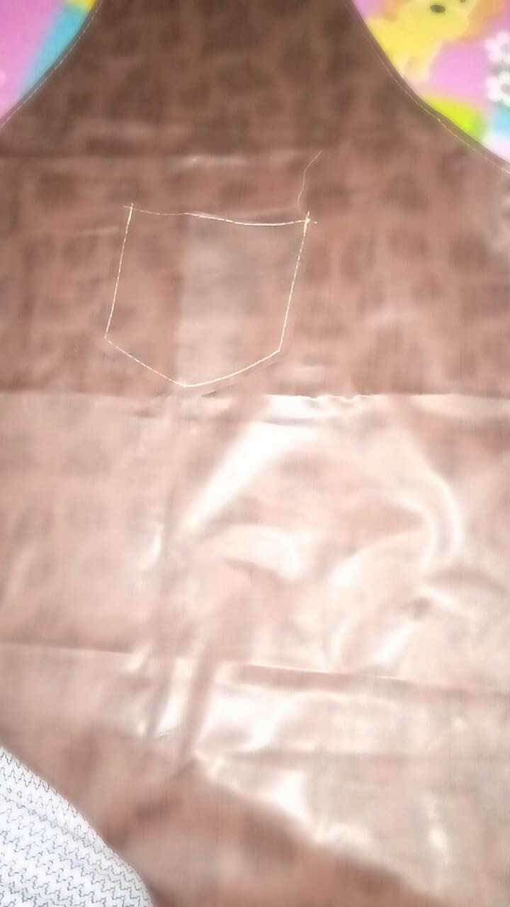 Celemek Anti Air | Apron Celemek Masak Vynil Anti Air Waterproof Anti Minyak Dewasa Murah Ada Saku