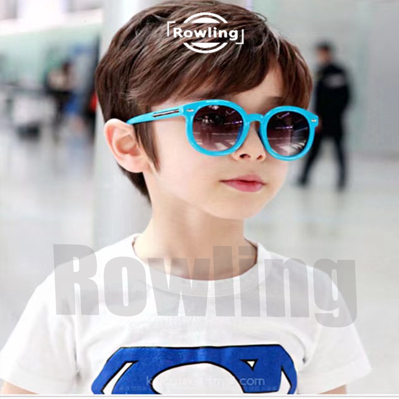 rowling(ka-117)Kacamata hitam Anak New Trend/Fashion Anak Terbaru Bulat kacamata hitam High Quality Import Kacamata Fashion