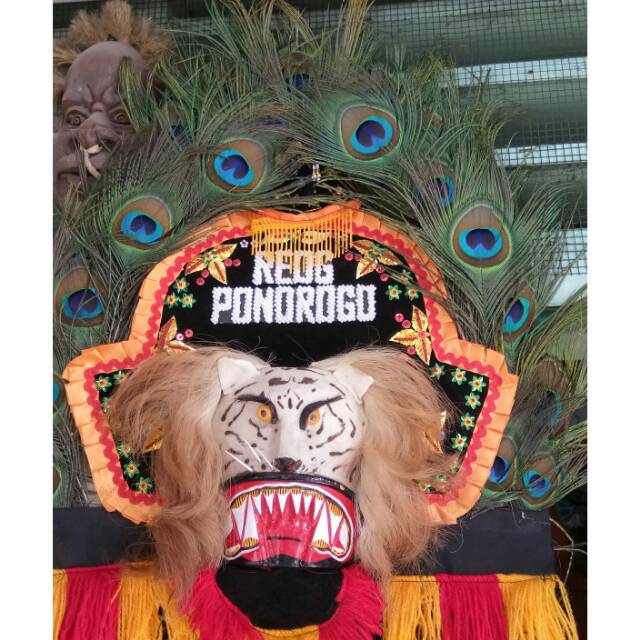 Reog murah 40cm / reog mini / reog asli / reog / barongan / barongan devil / berongan kediri / ganongan / kaos / bujang ganong / topeng ganong / samboyoan / pecut bopo / pecut anak / pecut / warok / psht / sabuk sh / kendang / jaranan / kepang / gong