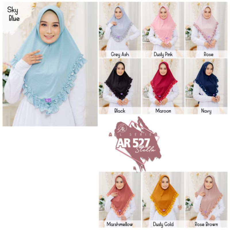 Hijab Couple Mom & Kids ArRafi kode AR 527