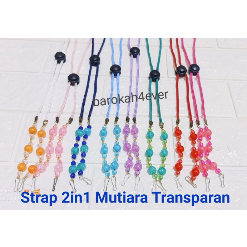 Strap 2in1 Konektor Masker Pengait Berbagai Model