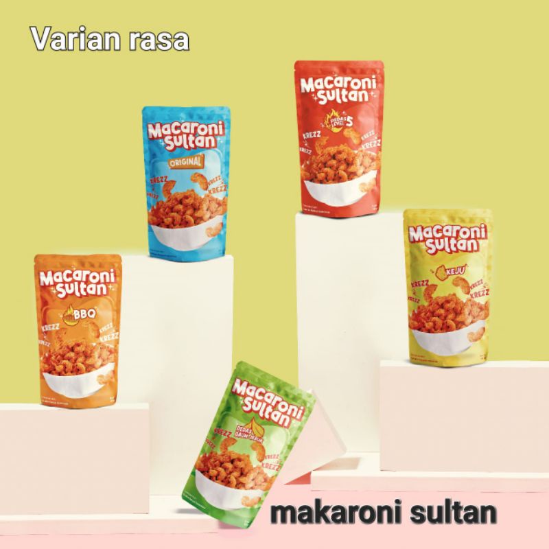 

harga terjangkau - makaroni sultan 50 gram