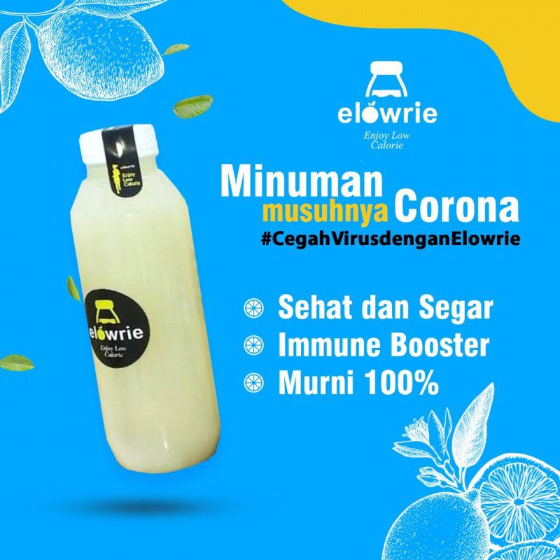 

Elowrie Sari Jeruk Lemon 500 ml