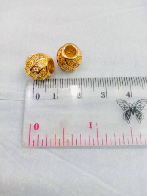 Charm untuk pandora Charm untuk tali emas hongkong lapis emas Charm untuk gelang Leontin gelang