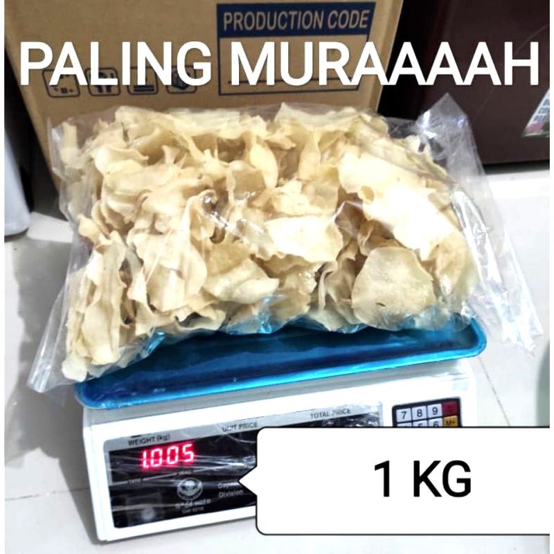 

Kerupuk | keripik | makanan ringan | opak | gadung | rebnyah | empuk | gurih | Kerupuk Gadung Mentah Kiloan / kerupuk gadung tipis super renyah PER KG