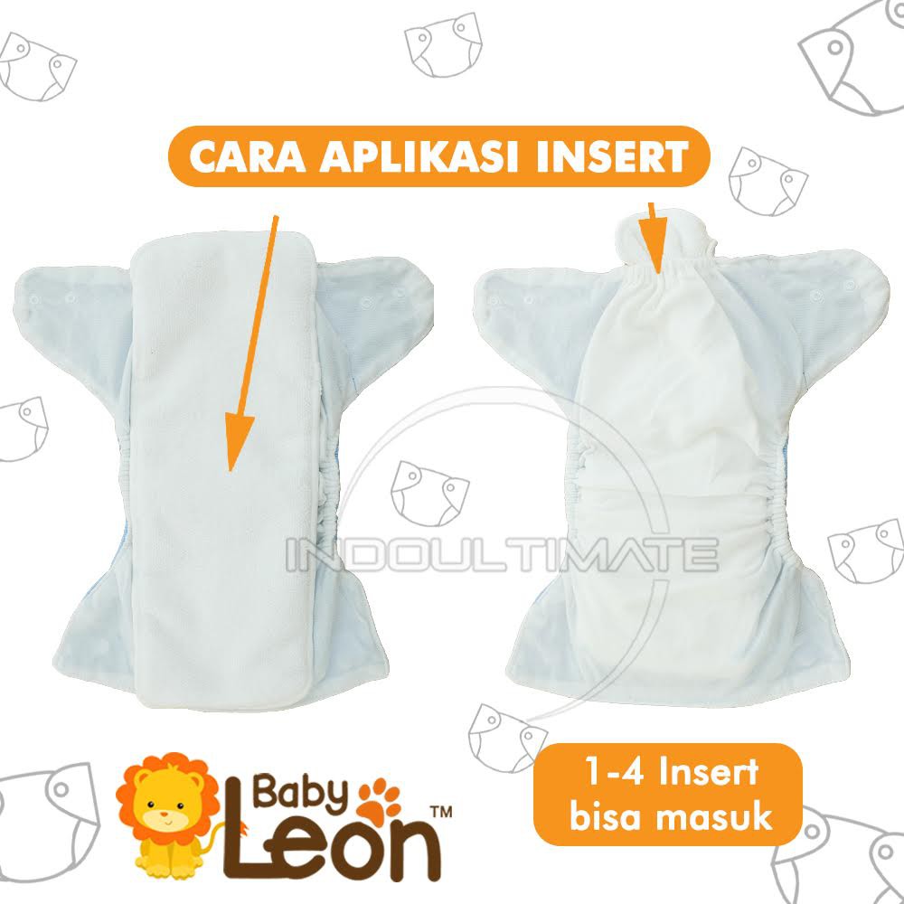 BABY LEON Insert Clodi Cloth diaper Insert TEBAL SERAP TINGGI BY-710-L BY-712 Popok Kain Bayi insert clodi popok