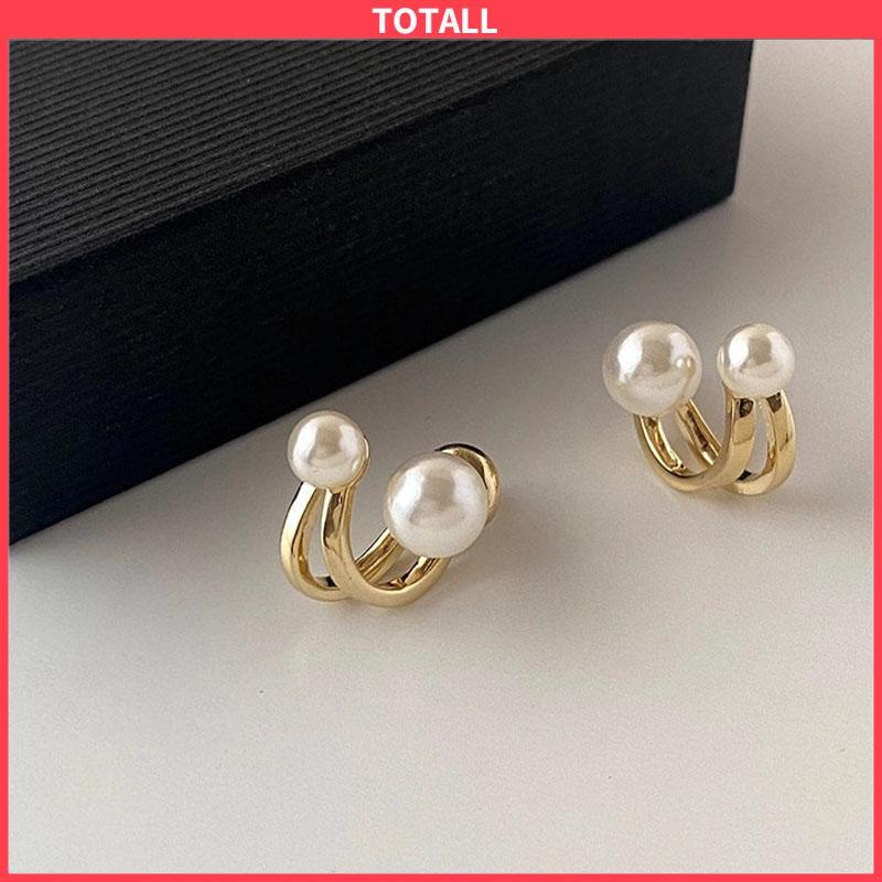 COD Pearl Trendy Niche Design Temperament Light Luxury High-end Earrings-Totall