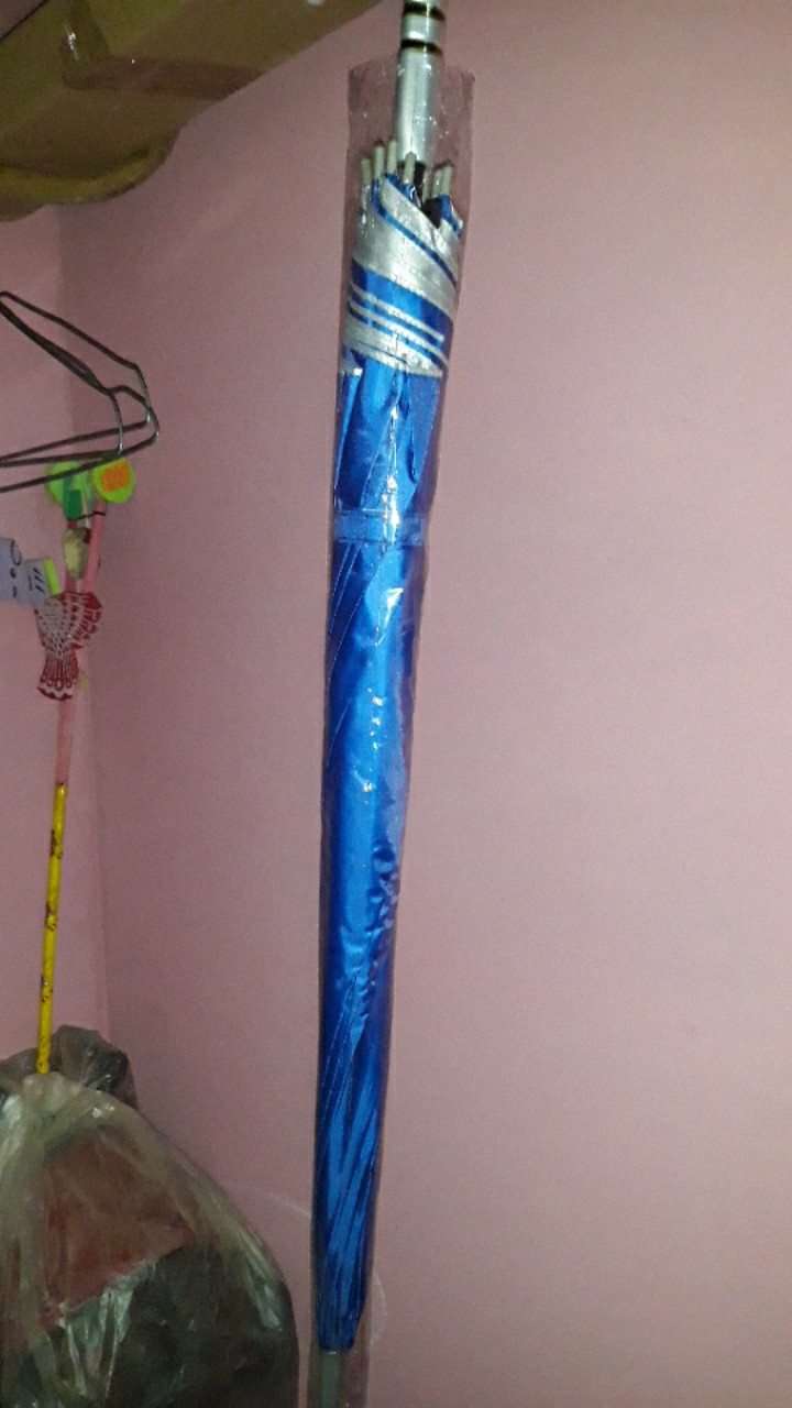 Payung Panjang Standar Otomatis Silver Promosi Colorful-052