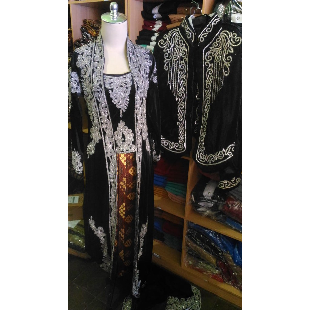 Kebaya Bludru Payet Domas Cantik Murah Shopee Indonesia