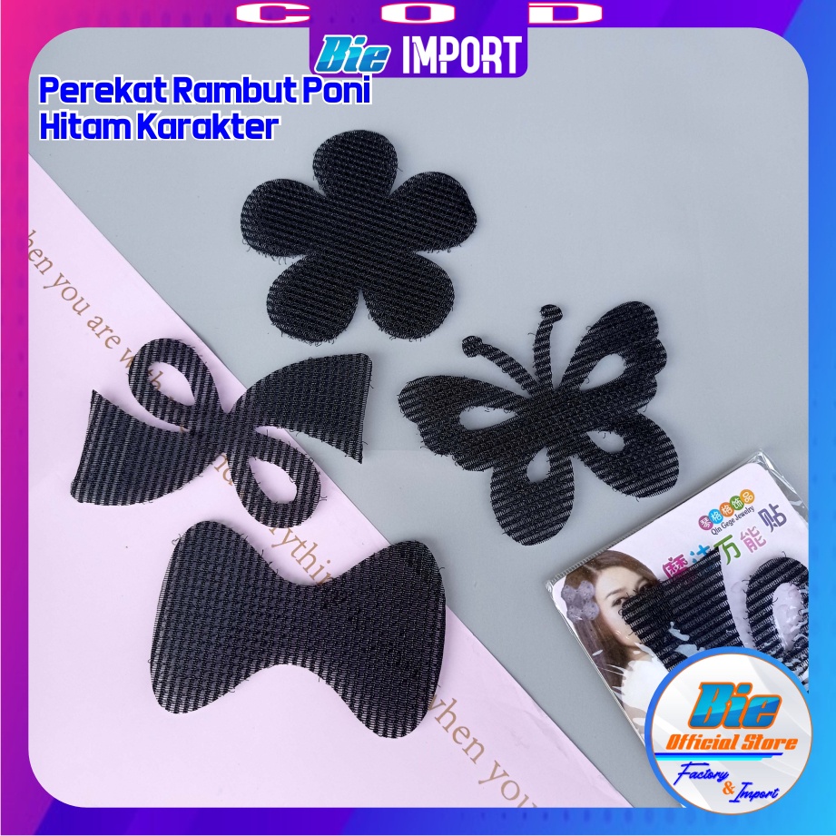 Perekat Penahan Rambut Poni Karakter Korean Style Impor Best Seller