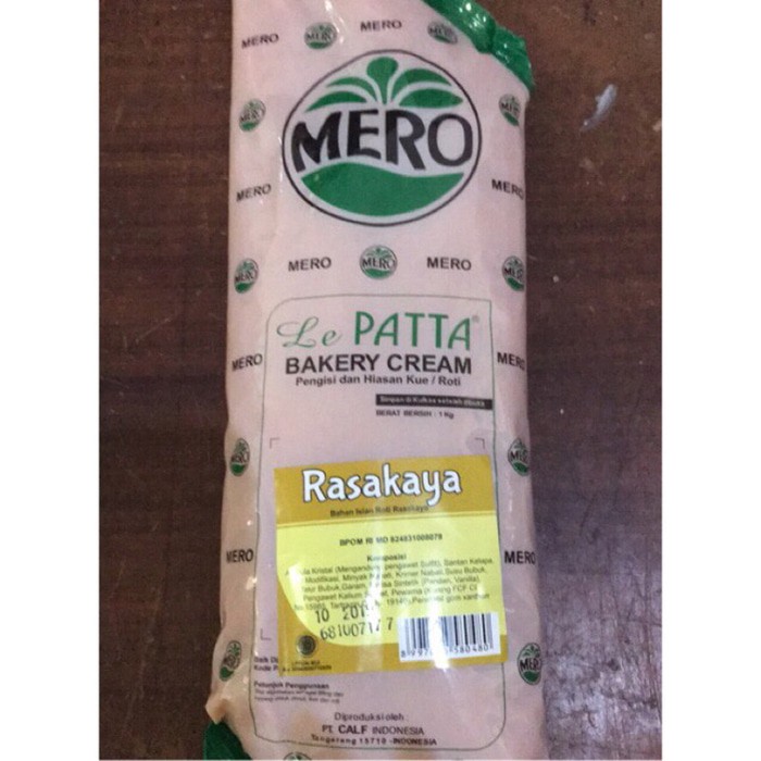 

Bakery Cream Rasakaya (Selai Srikaya) Kemasan 1kg