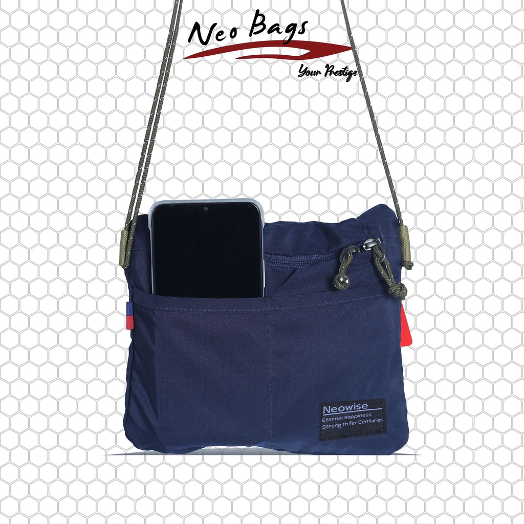 Tas Selempang Polos Pria Neo Bags Casual – Tas Kecil Pria Hako Ootd Keren SIAP KIRIM