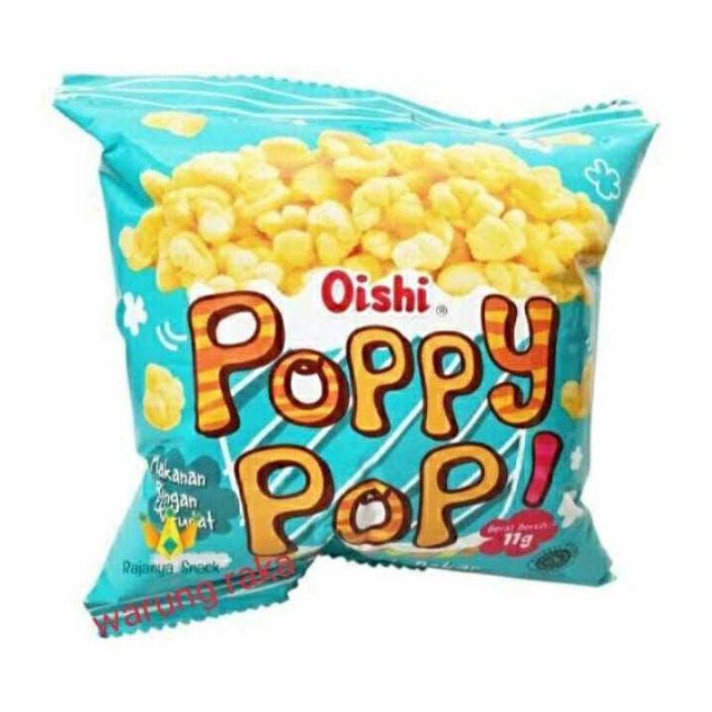 

Snack Oishi Poppy Pop Rasa Jagung Bakar - 1 renceng isi 10pcs