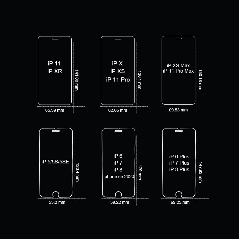 IPHONE 3biji Pelindung Layar tempered glass 9H Untuk Iphone11 12 13 14 Pro Max Plus Mini 6s 7 8 Plus XR X XS SE2020