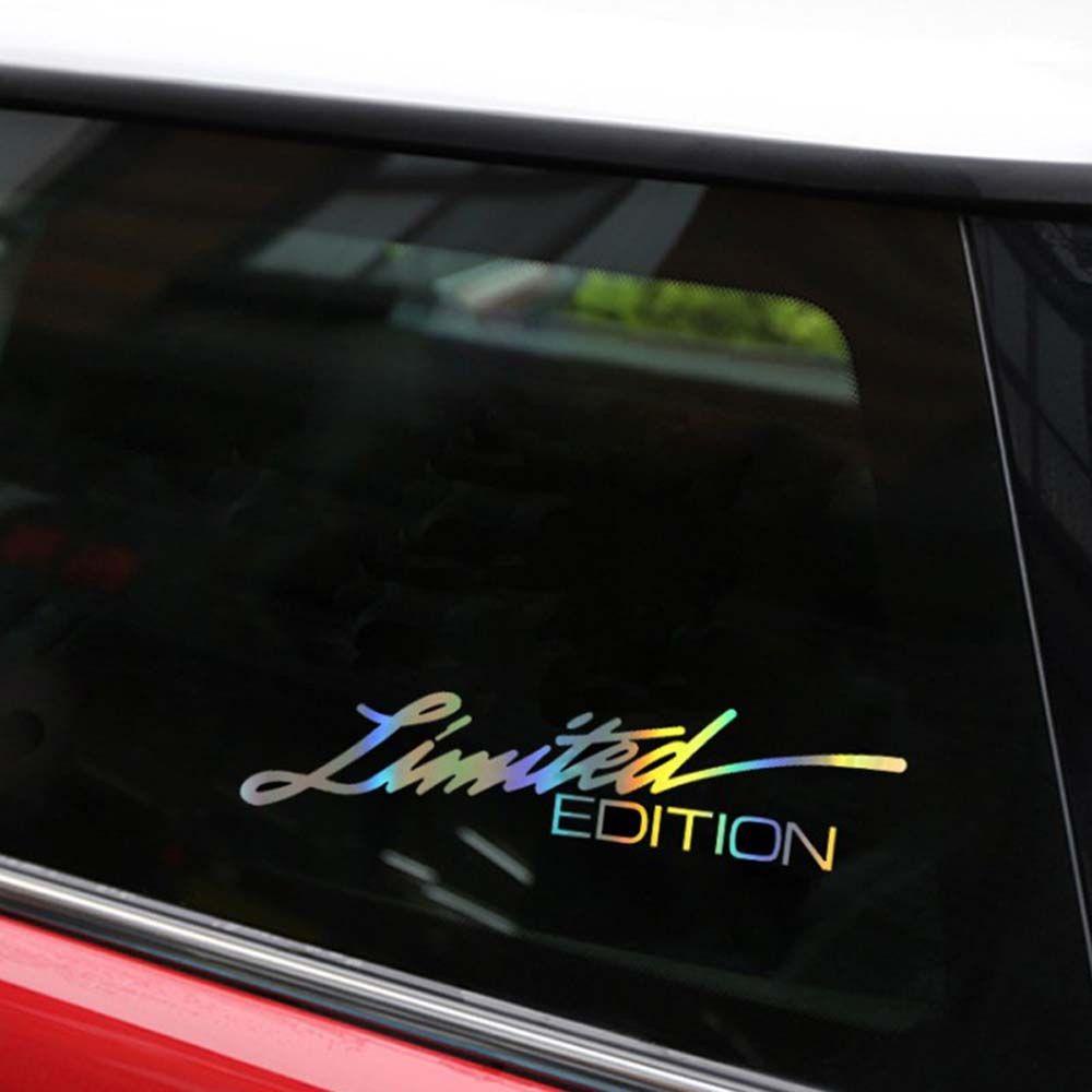 Lanfy Stiker Reflektif Mobil High Stickiness Personality Window Limited Edition Motor Peliharaan Decals