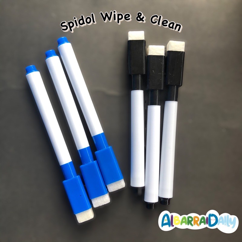 

Spidol Boardmarker Kecil Tinta Hitam Untuk Whiteboard / Wipe & Clean Book