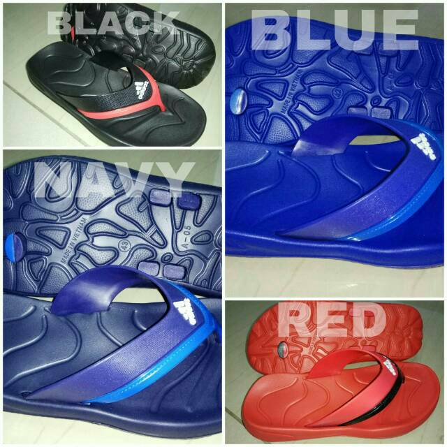 Sandal Sendal Jepit Karet Pria Wanita Trendy Adidas A-05
