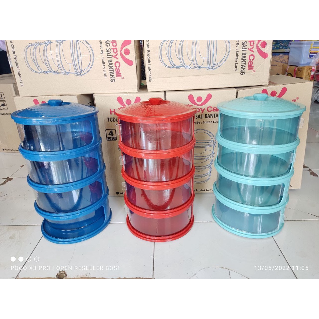 Tudung Saji Cristal Elco 4 susun