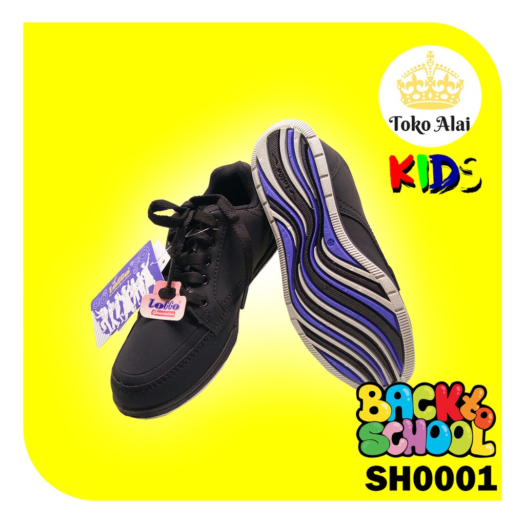 Pro ATT TEC 890 - Sepatu Sekolah Anak Hitam SH0001