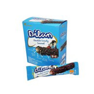 Dilan Chocolate Crunchy Caramel Rolls 1 Box - 12pcs x 24gr