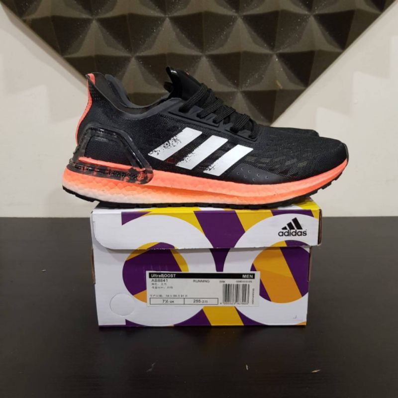 Sepatu Sneakers Adidas UltraBoost PB Black Orange