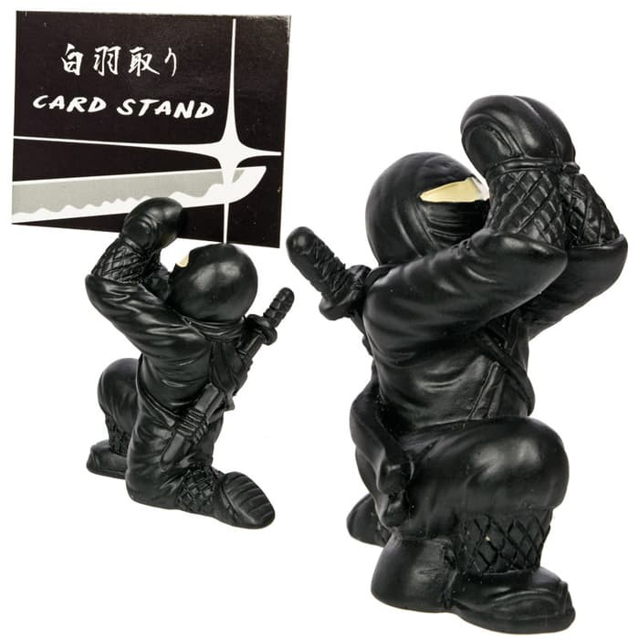 

Stand Kartu Nama - NINJA - JAPONESHIA - Stationery - ORI - ASLI - Lucu - Office - Hadiah - Car Name