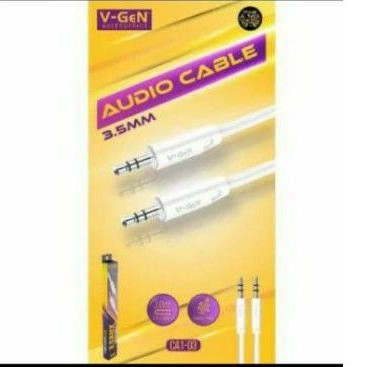 Kabel Aux 3.5 mm VGen CA1-03 male to male 1 meter