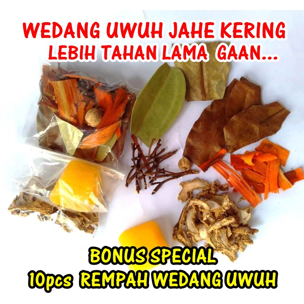 

wedang uwuh komplit rempah lengkap gula jahe kering imogiri