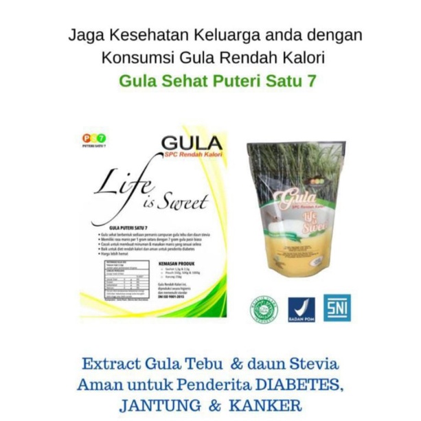 

EXTRACT GULA TEBU & DAUN STEVIA