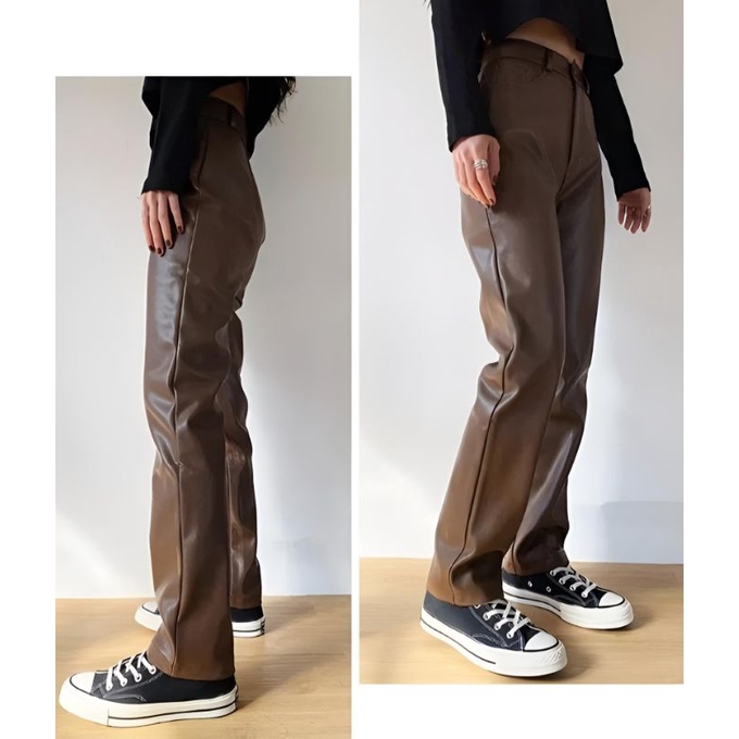 TAILOR LABS CELANA KULIT HIGH WAIST 'KIMARA'