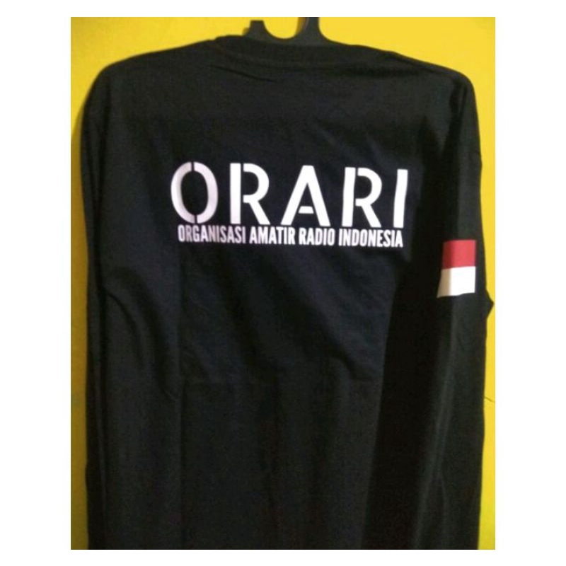 KAOS ORARI LENGAN PANJANG/BAJU KAOS ORARI/BAJU ORARI/TSHIRT ORARI/KAOS PRIA