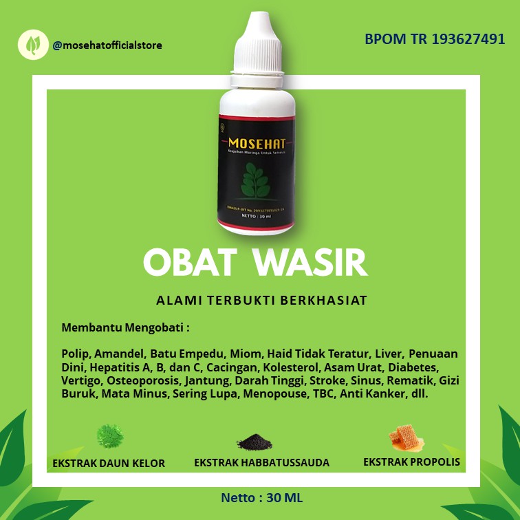Obat Wasir Ambeien Bab Berdarah Benjolan Herbal Ampuh Alami Mosehat Bisa Bayar Di Tempat Cod Bpom Shopee Indonesia