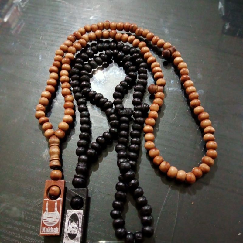 tasbih kayu 99 butir,