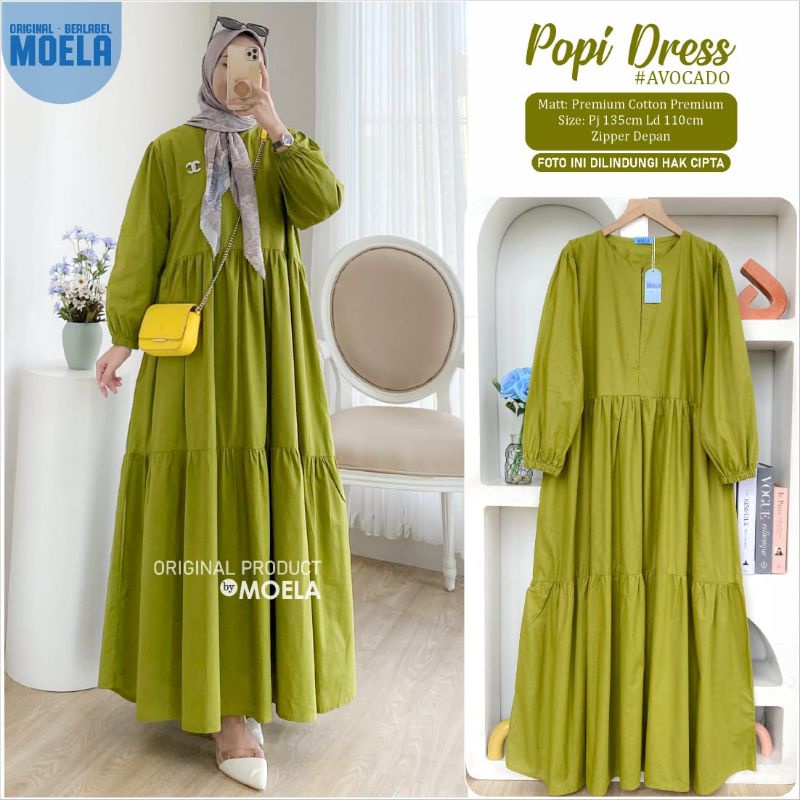 CUCI GUDANG MIDI DRESS, TUNIK DAN BLOUSE ORI MOELA