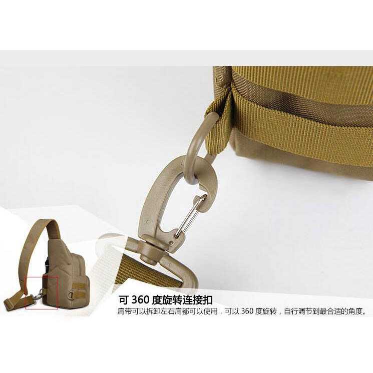 (100% BARANG ORI) Tas Selempang Crossbody Bag Minimalis Tahan Air Desain Militer - X216