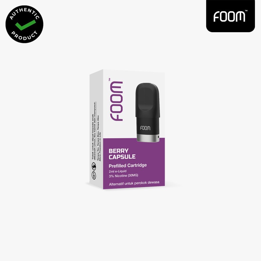 FOOM POD X AUTHNETIC FOOM POD X PREFILLED CATRIDGE 30MG 2ML