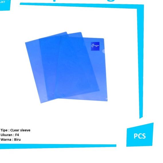 

♪ Map L ( Clear sleeve) Felix Ukuran Folio Biru ➷