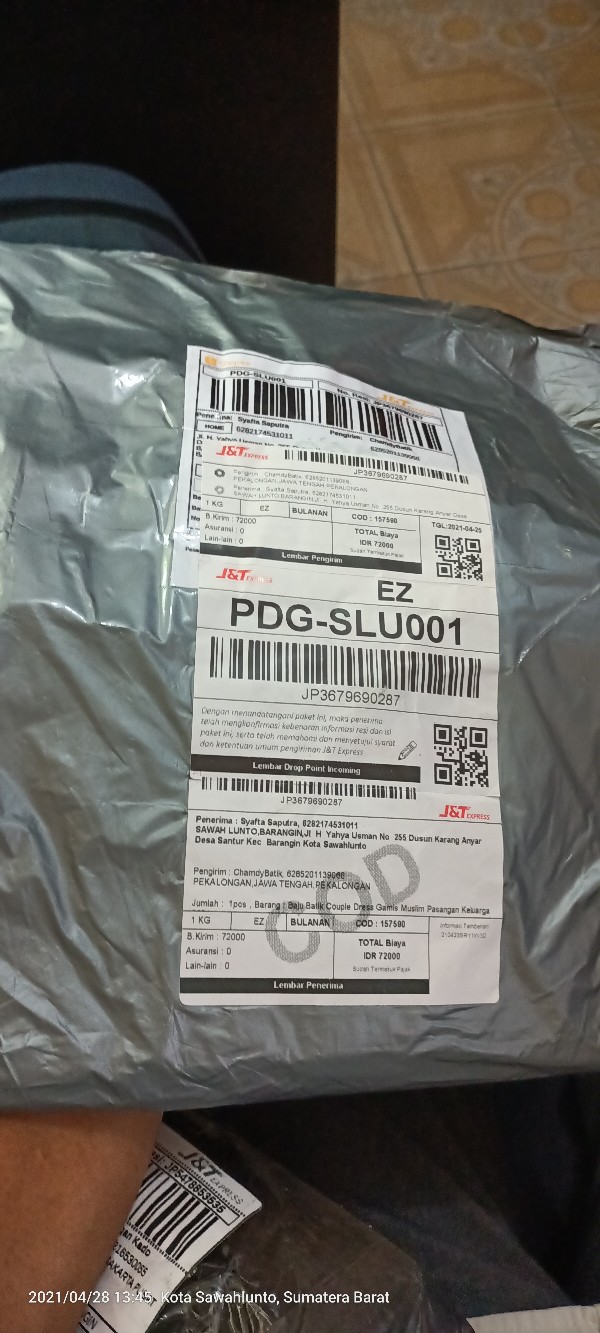 Baju Batik Couple Dress Gamis Muslim Pasangan Keluarga 2021