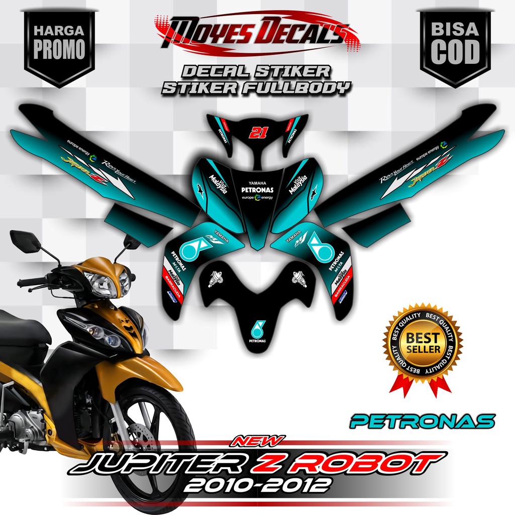 decal jupiter z robot 2010 full body petronas