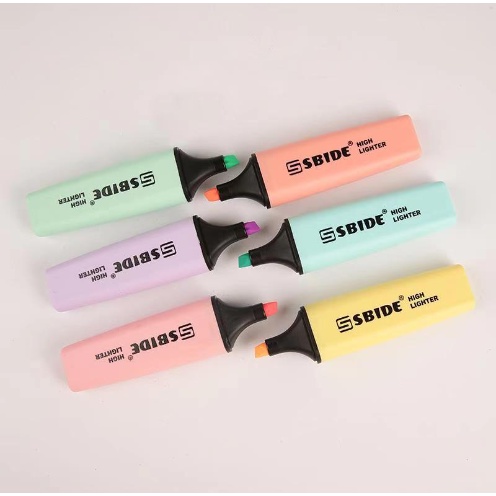 SBIDE Highlighter Pastel Macaron Color / Highlighter warna Pastel