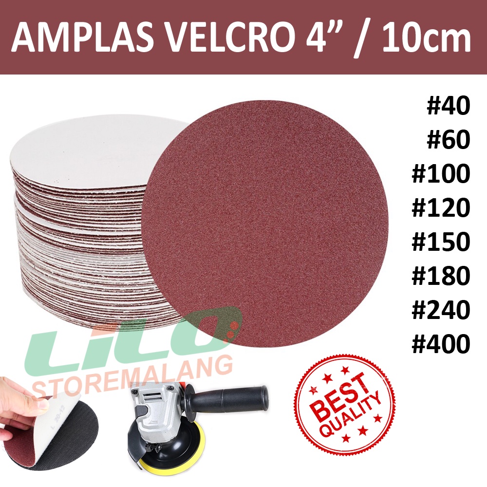 Jual Amplas Ampelas Velcro Bulat Inch L Shopee Indonesia