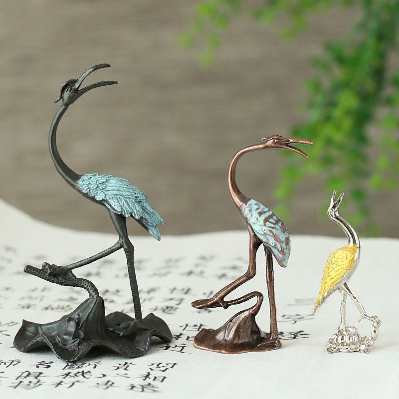 Retro Crane Incense Stick Incense Burners Stick Cone Censer Incense Stand Buddhist Home Office Decoration Crafts B