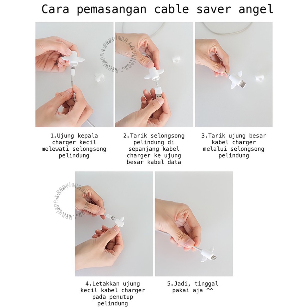 Cable Protector Pelindung Kabel Hp Lightning Saver Cable Saver Android Iphone